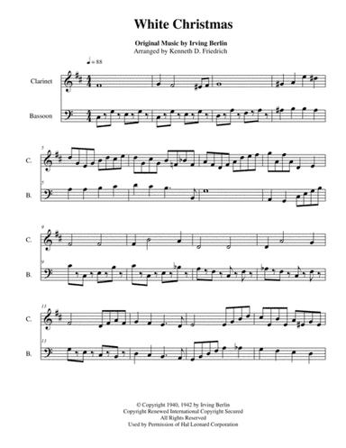 White Christmas (arr. Kenneth D. Friedrich)