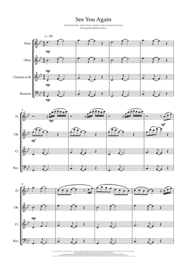 See You Again (arr. Matthew pyeon)