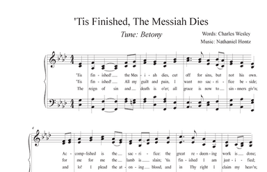 Tis Finished, The Messiah Dies!