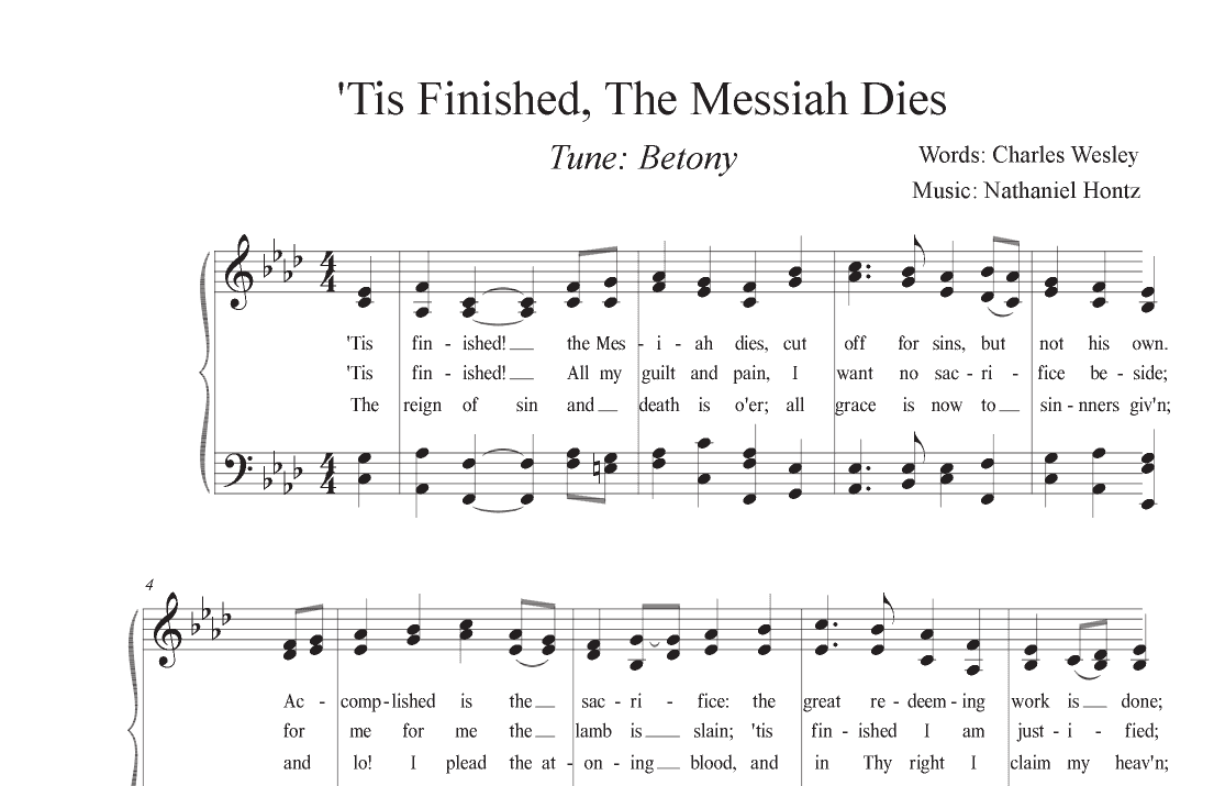 Tis Finished, The Messiah Dies!