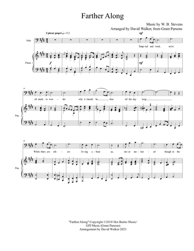 Farther Along (arr. David Walker)
