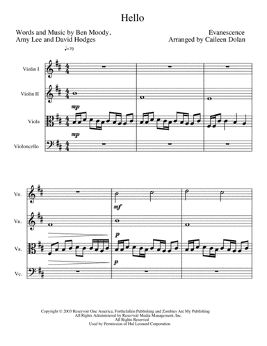 Hello (arr. Caileen Dolan)