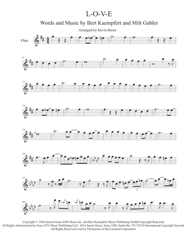 L-O-V-E (arr. Kevin Busse)