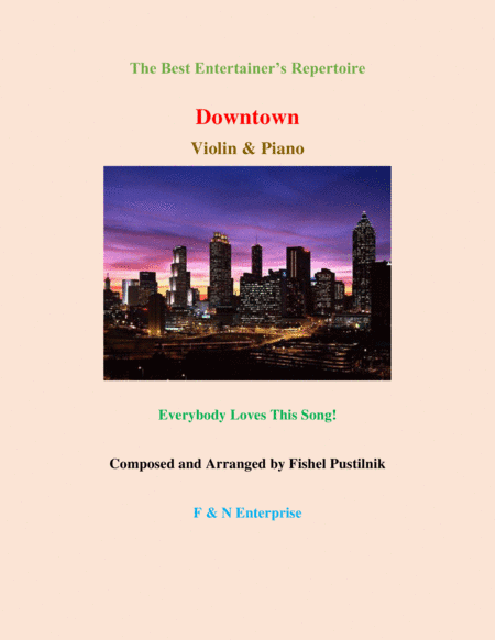 "Downtown" for Violin and Piano-Video
