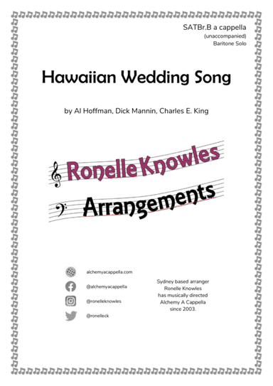 The Hawaiian Wedding Song (ke Kali Nei Au) (arr. RONELLE KNOWLES)