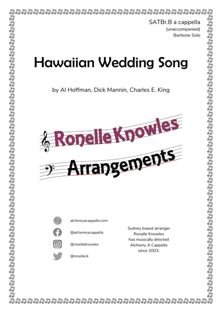 The Hawaiian Wedding Song (ke Kali Nei Au) (arr. RONELLE KNOWLES)