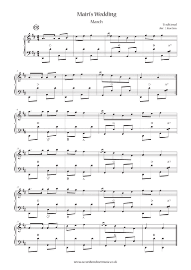 Mairi's Wedding (arr. Julia Gordon)