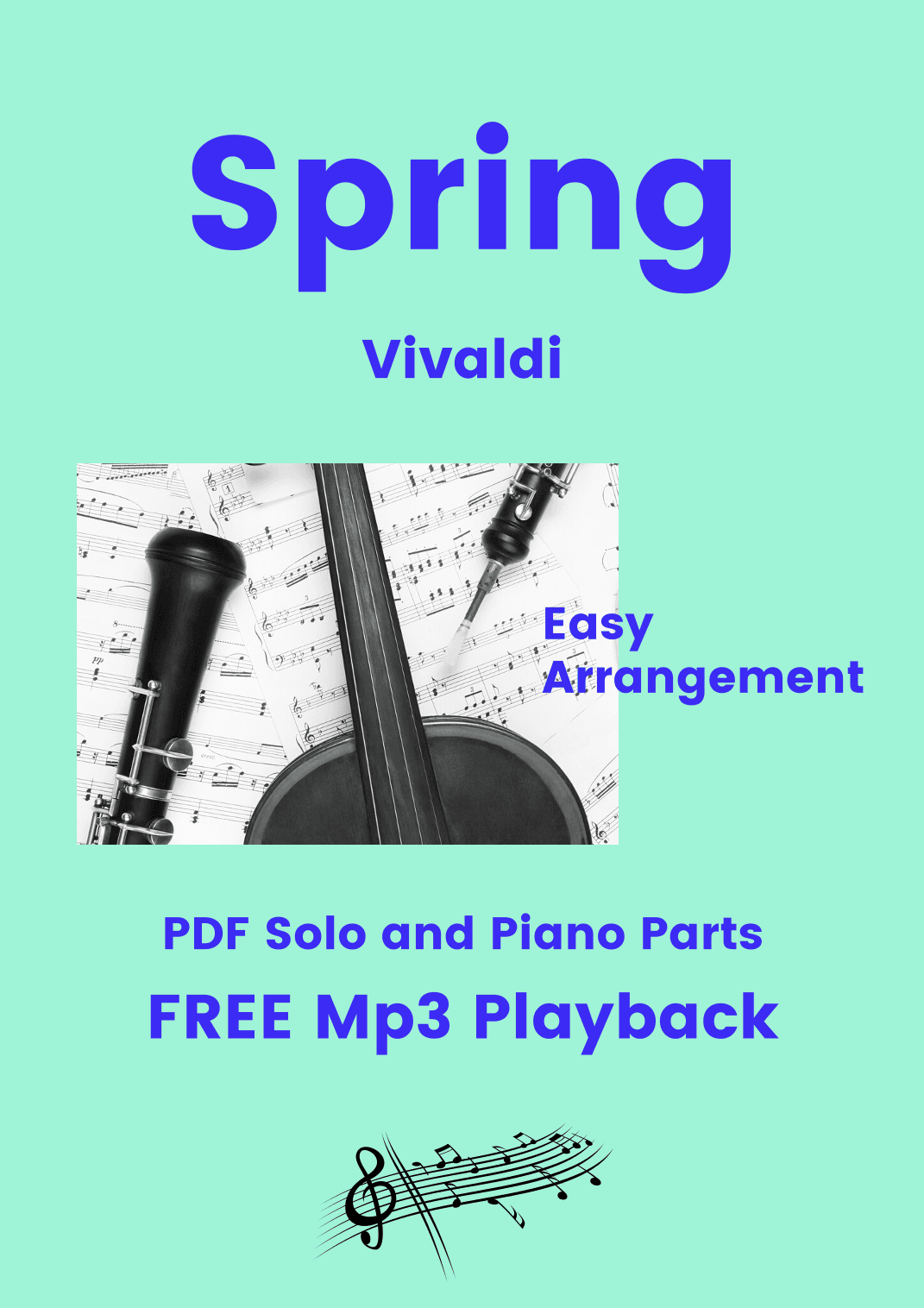 Spring/Primavera (The Four Seasons - Vivaldi) + FREE Playback + Pdf Solo and Piano Parts (arr. Fabio Eduardo de Oliveira)