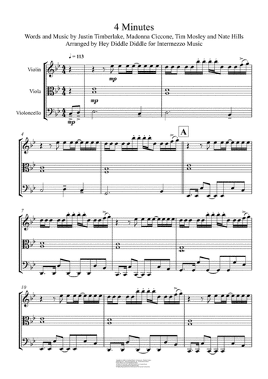 4 Minutes (arr. Hey Diddle Diddle)