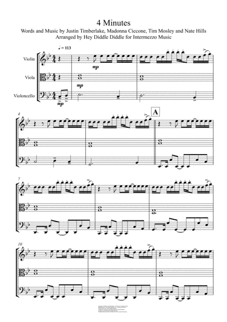 4 Minutes (arr. Hey Diddle Diddle)