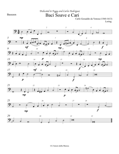 Baci Soave e Cari (arr. Simeon Loring)