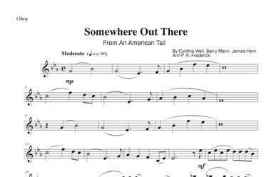 Somewhere Out There (arr. P. R. Frederick)
