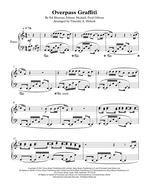 Overpass Graffiti (arr. Timothy A. Helisek)