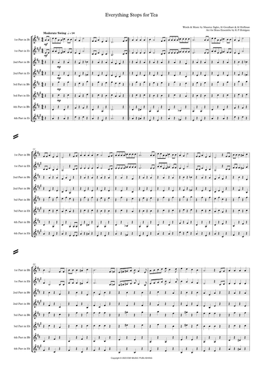 Everything Stops For Tea (arr. Kevin P Holdgate)