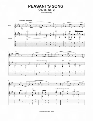 Peasant's Song (arr. Mark Phillips)