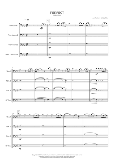 Perfect (arr. Paulo Galvão Filho)