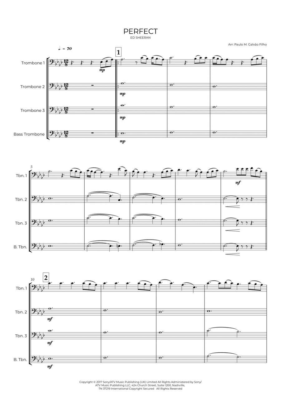Perfect (arr. Paulo Galvão Filho)