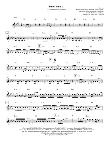 Stuck With U (arr. Marco Polo C. Ignacio)