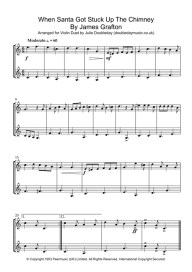 When Santa Got Stuck Up The Chimney (arr. Julie Doubleday)