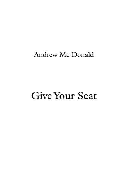 Give Your Seat