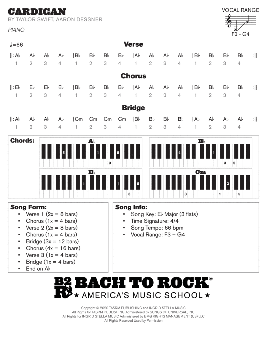 Cardigan (arr. Bach to Rock)