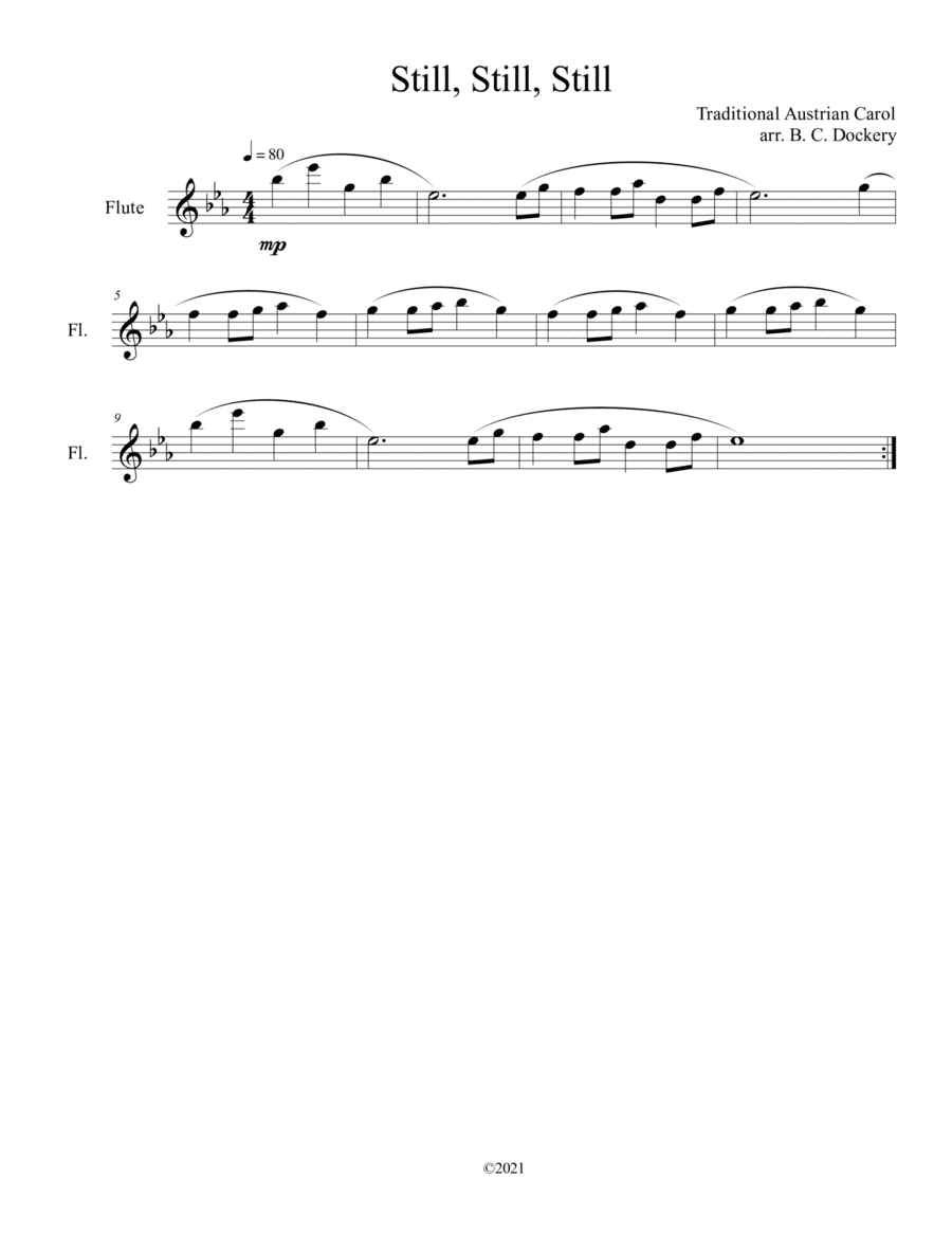 Still, Still, Still (Flute Solo) (arr. B. C. Dockery)