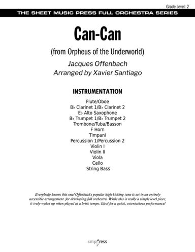 Can-Can (arr. Xavier Santiago)