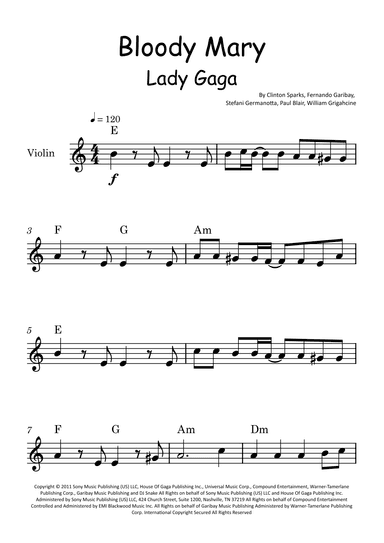 Bloody Mary (arr. Glauco Fernandes)