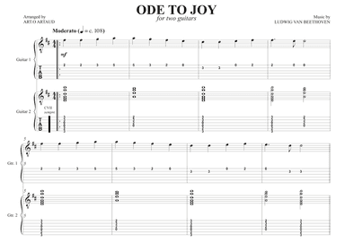 Ode to Joy (arr. Art.o Artaud)