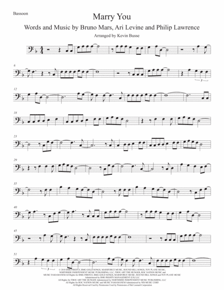 Marry You (arr. Kevin Busse)