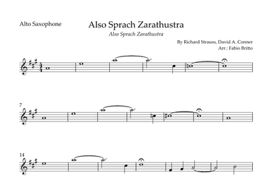 Also Sprach Zarathustra (arr. Fabio Britto)