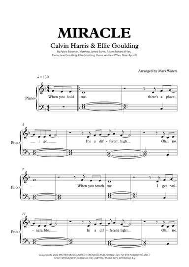 Miracle (arr. Mark Waters)