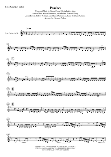 Peaches (arr. Giovanni Porfirio)