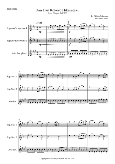 Dragon Ball Gt (arr. Fabio Britto)