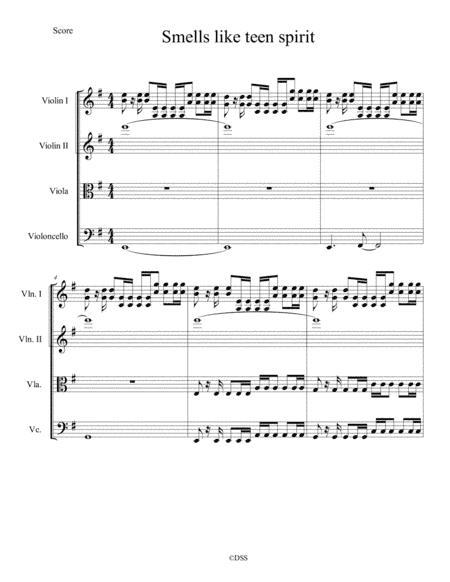 Smells Like Teen Spirit (arr. Serhii Druzhynin)