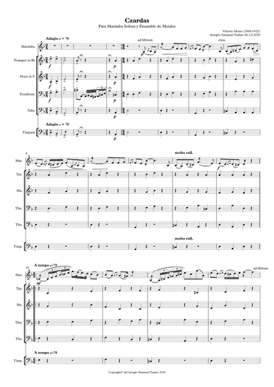 Czardas Brass Ensemble (arr. Emanuel Tudare)