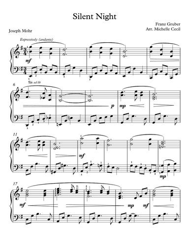 Silent Night (arr. Michelle Cecil)