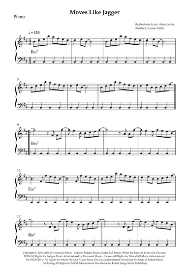 Moves Like Jagger (arr. Wesley S. SIlva)