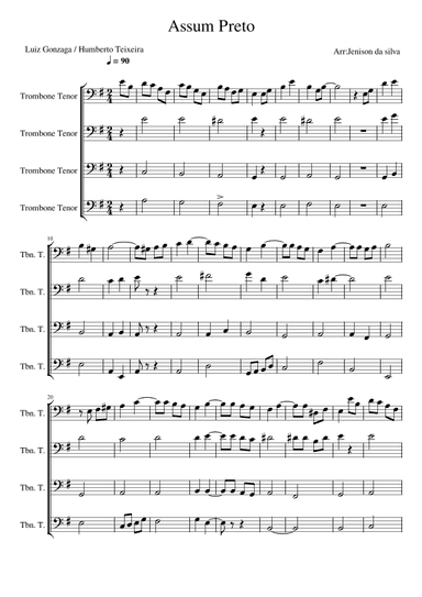 Assum preto (arr. Jenison da Silva)
