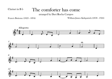 The comforter has come (arr. Davi Rocha Campos)