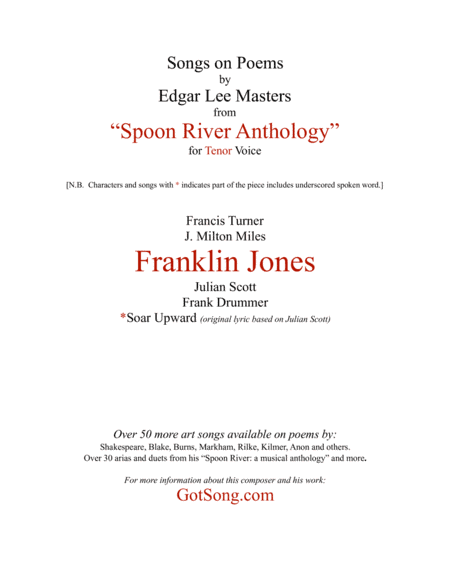 Franklin Jones from "Spoon River"