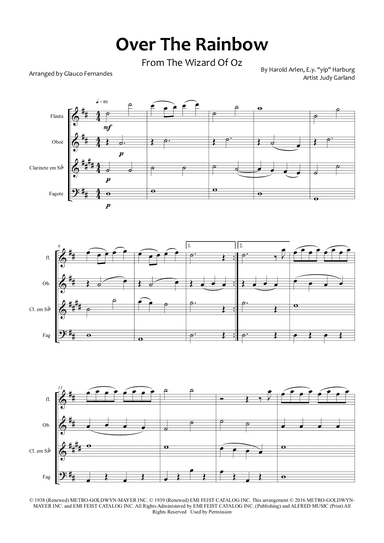 Over The Rainbow (arr. Glauco Fernandes)