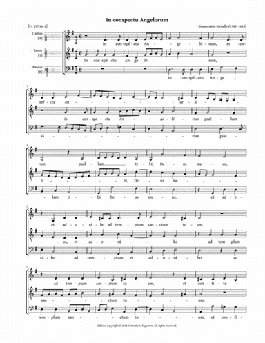 In conspectu Angelorum (Metallo) - ATB (arr. Aristotle A. Esguerra)