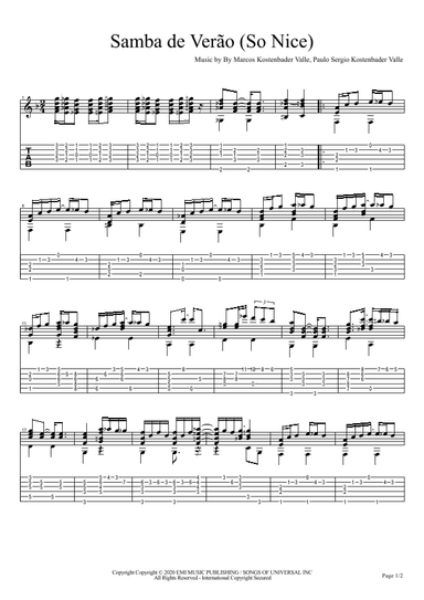 Samba De Verao (arr. Anderson Branco)