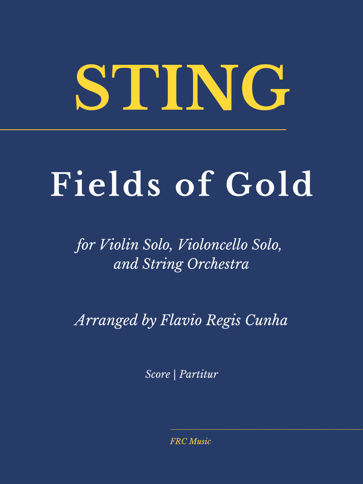 Fields Of Gold (arr. Flávio Régis Cunha)