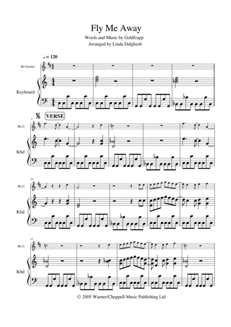 Fly Me Away (arr. Linda Dalgliesh)