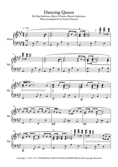 Dancing Queen (arr. Lizzie Peacock)