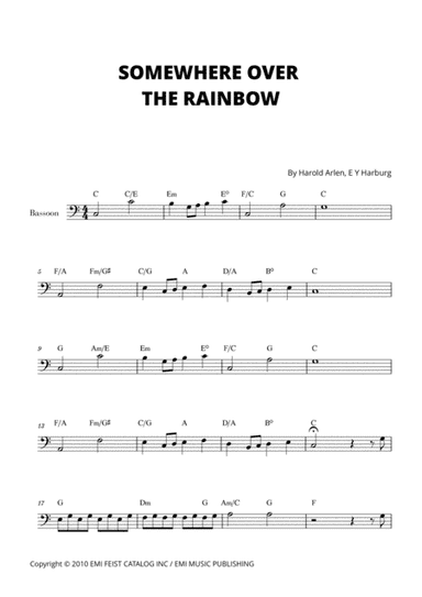 Over The Rainbow (arr. Cadenza Editions)