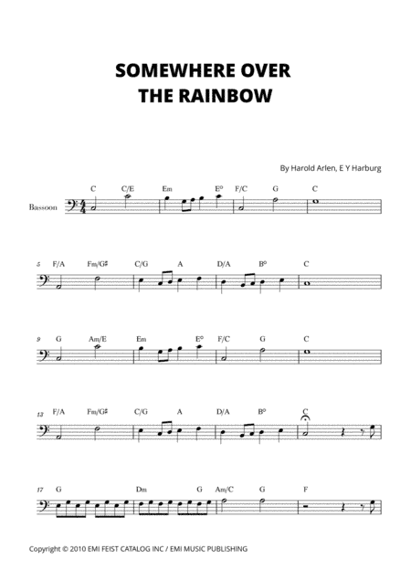 Over The Rainbow (arr. Cadenza Editions)