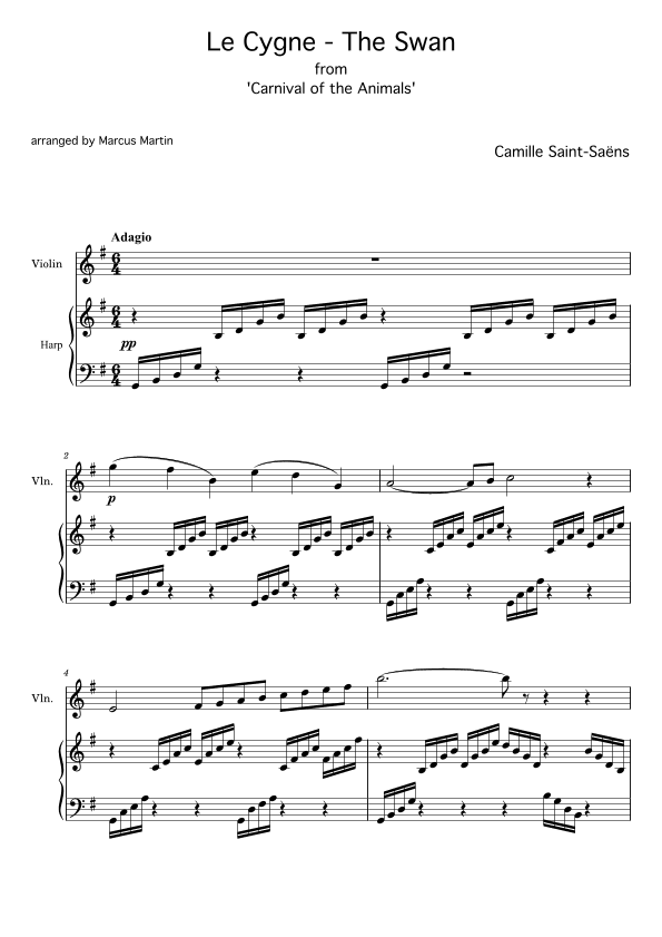 The Swan (arr. Marcus Martin)